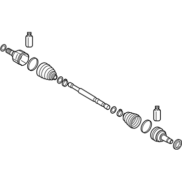 Kia 49500G5000 Shaft Assembly-Drive, LH