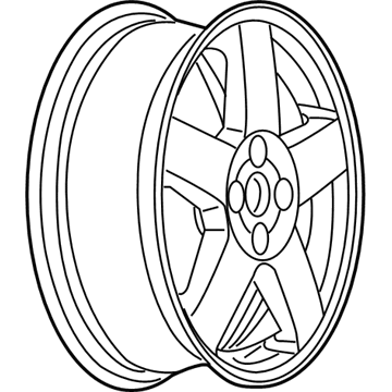 GM 9593529 Wheel, Alloy