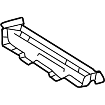 Lexus 57052-30031 Member Sub-Assy, Front Floor Cross, LH