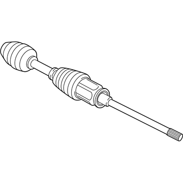 BMW 31-60-7-618-682 Front Cv Axle Shaft Right