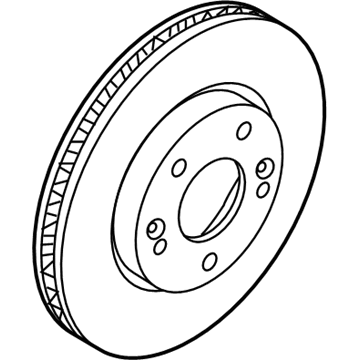 Kia 517121W000 Disc-Front Wheel Brake