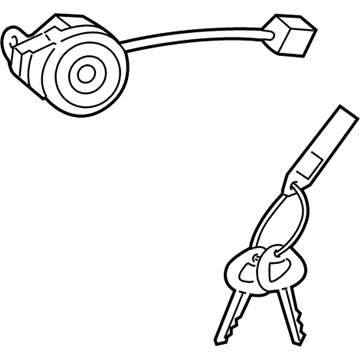 Hyundai 81900-2SE00 Key Sub Set-Steering Lock