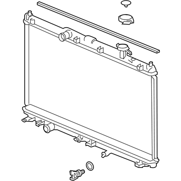 Honda 19010-5A2-A03 Radiator (Toyo)