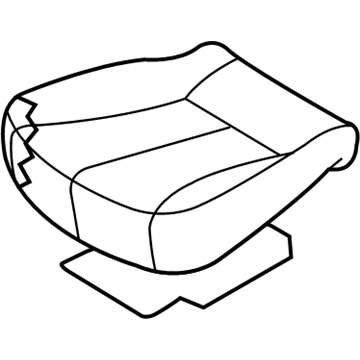 Kia 891004D112AGV Cushion Assembly-Rear 2ND