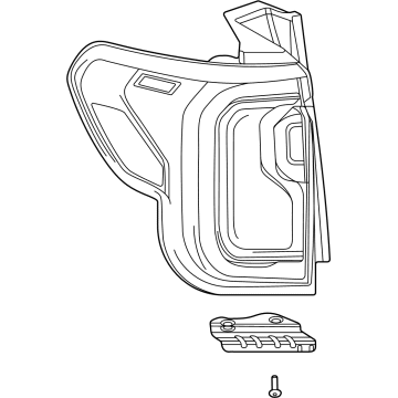 GM 84746544 Tail Lamp