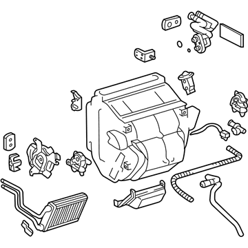 Toyota 87050-08040 Evaporator Assembly