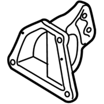 Lexus 12321-20100 Bracket, Engine Mounting, Rear(For Transverse Engine)