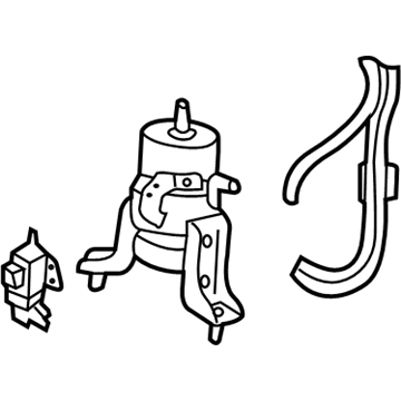Lexus 12360-0A090 Insulator Assy, Engine Mounting, Front