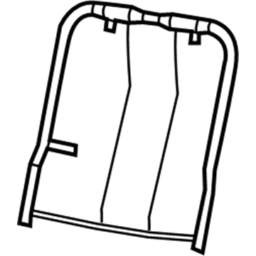 GM 12474326 Frame, Passenger Seat Back Cushion