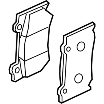 Infiniti D1060-6HH0B Pad Kit-Disc Brake, Front