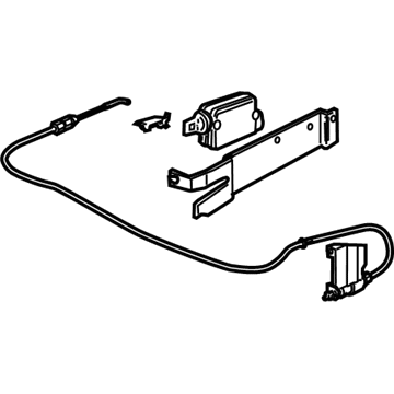 GM 92148148 Actuator, Fuel Tank Filler Door Lock