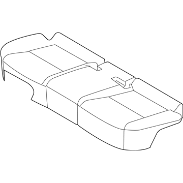 Kia 89170D90002AE Rear Seat Cushion Covering Assembly