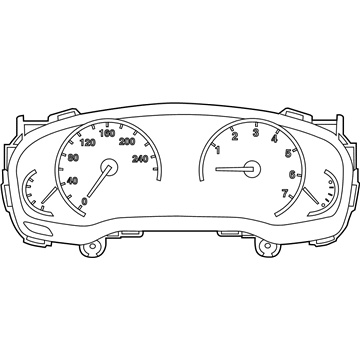 BMW 62-10-8-797-360 Multifunctional Instrument Display