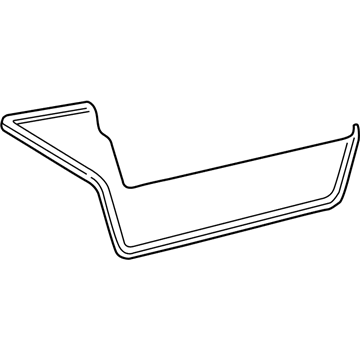 Lexus 64461-53011 Weatherstrip, Luggage Compartment Door