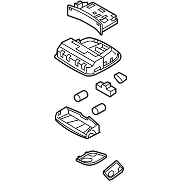 Kia 928002T00187 Lamp Assembly-OVERHEADEAD Console