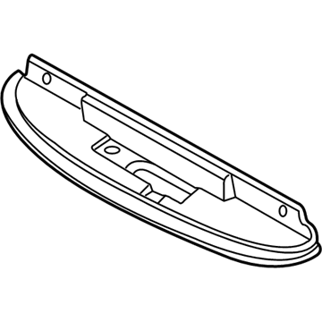 GM 15992836 Deflector, Radiator Air Upper