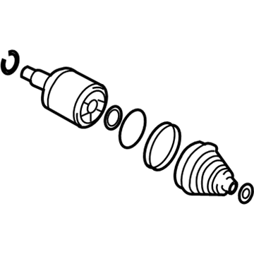 Hyundai 49505-2EJ50 Joint Kit-Front Axle Differential Side RH