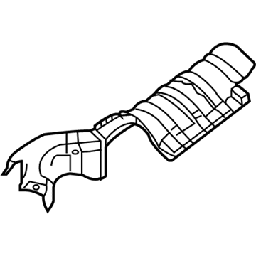 Nissan 74772-ET000 INSULATOR-Heat, Trunk Floor