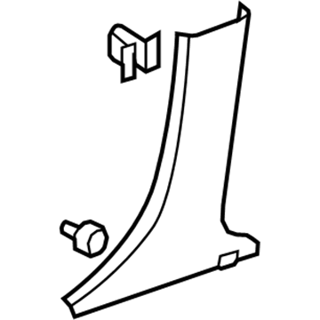 GM 20967447 Lower Center Pillar Trim