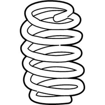 Lexus 48231-30D40 Spring, Coil, Rear