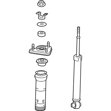 Lexus 48530-80782 ABSORBER Set, Shock