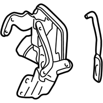 Hyundai 81410-25000 Latch Assembly-Rear Door, LH