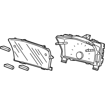 Honda 78200-TR2-A11 Meter Assembly, Combination