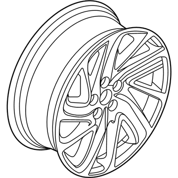 Ford LC5Z-1007-A Wheel, Alloy