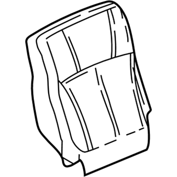 GM 89043409 Seat Back Cover