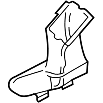 BMW 64-11-8-377-406 Right Floor Heater Duct
