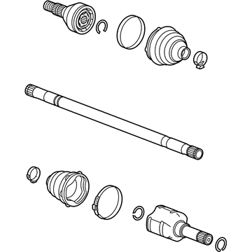 GM 22824227 Axle Assembly