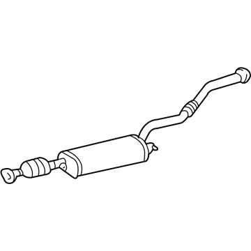 Toyota 17420-20290 Intermediate Pipe