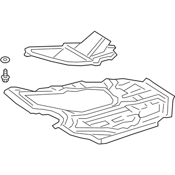 Lexus 51420-07010 Engine Under Cover Assembly