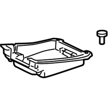 Acura 83408-SEP-A02ZA Tray, Armrest (Graphite Black)