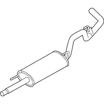 Ford BL3Z-5230-E Muffler