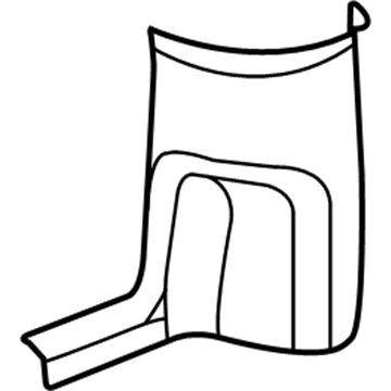 GM 25760872 Rear Pillar Trim