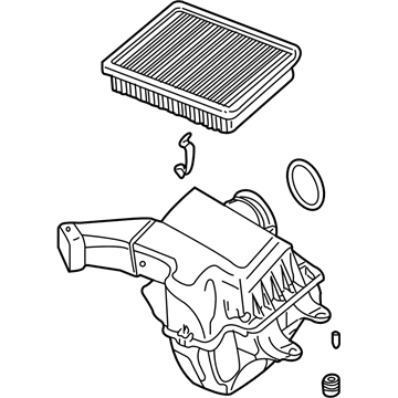 BMW 13-71-1-712-409 Intake Silencer