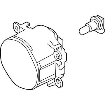 Nissan 26150-3NB1A Lamp Fog RH