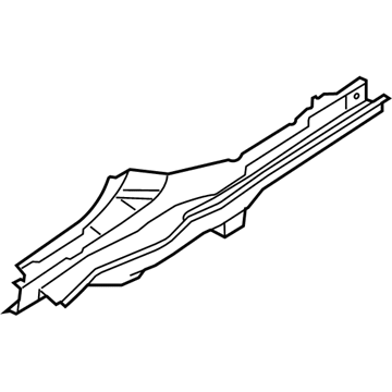 Hyundai 65720-2E010 Member Assembly-Rear Floor Side, RH