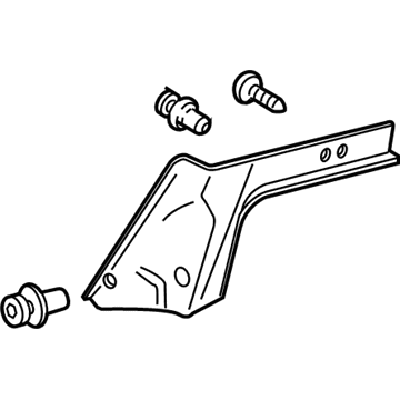 Toyota 64272-02041-B1 Partition Panel