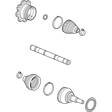 GM 84987262 Axle Assembly