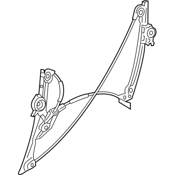 BMW 51-33-8-497-032 WINDOW LIFTER WITHOUT MOTOR