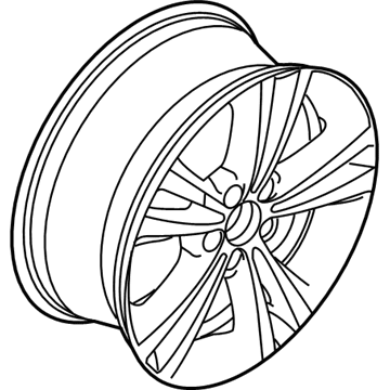 Ford AH6Z-1007-A Wheel, Alloy