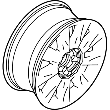 Ford 9H6Z-1007-B Wheel, Alloy