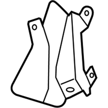 Acura 66510-TA0-A00ZZ Gusset, Right Rear Bulkhead (Lower)