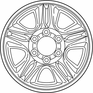 Lexus 4261A-60080 Wheel, Disc Chrome P