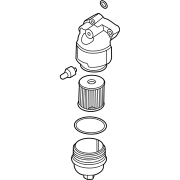 Kia 263002M000 Oil Filter Complete Assembly