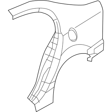 Honda 04636-SNA-A90ZZ Panel Set, R. RR. (Outer) (DOT)