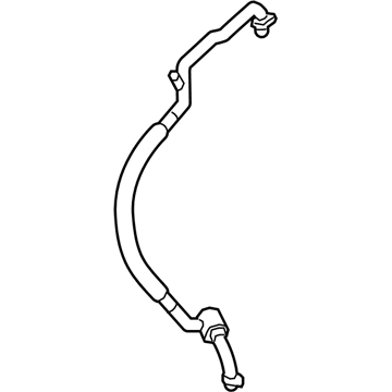 Nissan 92480-4RA1A Hose-Flexible, Low