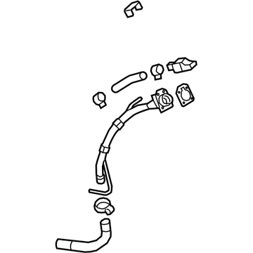 Kia 31030A9500 Filler Neck & Hose Assembly